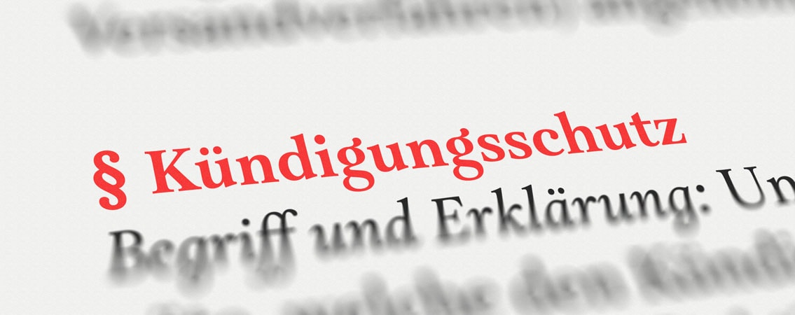 Kündigungsschutz Menschen mit Behinderung